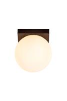 Lucide TASSA - Plafonnière Badkamer - Ø 13,5 cm - LED Dim to warm - 1x12W 1800K/3000K - IP40 - Zwart - thumbnail