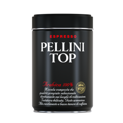 Pellini Top - Gemalen koffie in blik - 250 gram