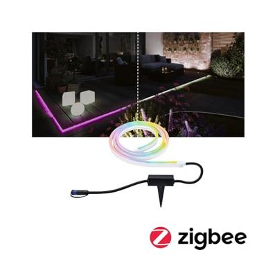 Paulmann Out P+S Neon Stripe RGBW 2m IP67 94560 Verlichtingssysteem Plug&Shine 11 W RGBW Wit Paulmann Out P+S Neon Stripe RGBW 2m IP67 94560 Verlichtingssysteem Plug&Shine 11 W RGBW Wit