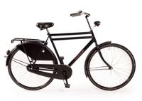 Aldo 28 inch opafiets dubbel buis 61cm mat zwart - thumbnail