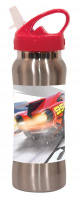 Giovas Tuitbeker Cars Staal 580 Ml Zilver/rood