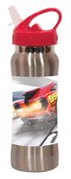 Giovas Tuitbeker Cars Staal 580 Ml Zilver/rood - thumbnail