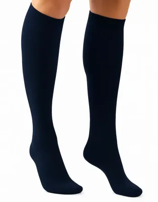 Yellowmoon kinder/dames kniekous 1 paar - Hoge katoeken sokken