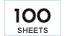 Apli witte etiketten ft 105 x 57 mm (b x h), 1.000 stuks, 10 per blad (1278)