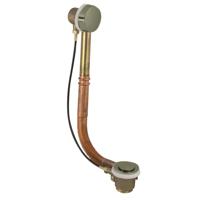 Salenzi Badafvoer Giro Gegalvaniseerd Geborsteld Messing Zwart Chroom - thumbnail