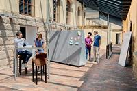 Nobo Move & Meet panneau, whiteboard-memoboard, 90 x 180 cm, met grijs kader - thumbnail