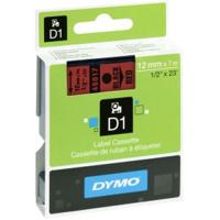 Labeltape dymo labelmanager d1 polyester 12mm rood - thumbnail