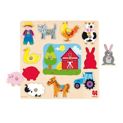 Houten Kinderpuzzel Goula 53025 (12 pcs)