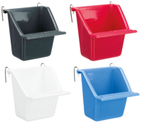 TRIXIE HANGBAKJE MET DRAADBEUGELS KUNSTSTOF ASSORTI 8X7 CM 130 ML 12 ST - thumbnail