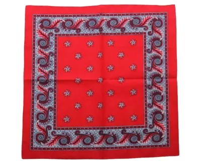Harlekijn zakdoek rood 55 x 55 cm - Katoenen boerenzakdoek