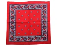 Harlekijn zakdoek rood 55 x 55 cm - Katoenen boerenzakdoek - thumbnail