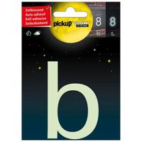 Glow in the dark Letter b - 75 mm zelfklevend. - thumbnail