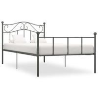 Bedframe metaal grijs 100x200 cm - thumbnail