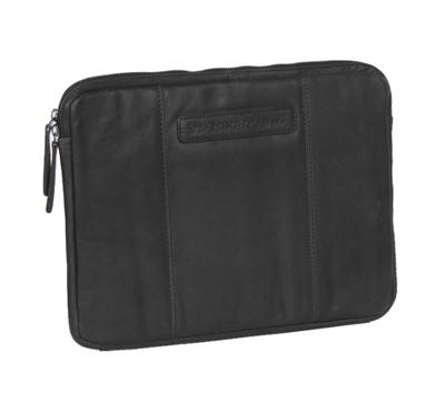 Chesterfield Ray lederen laptop sleeve hoes 13 inch zwart Chesterfield Ray lederen laptop sleeve hoes 13 inch zwart