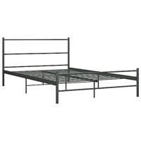 Bedframe metaal grijs 160x200 cm - thumbnail