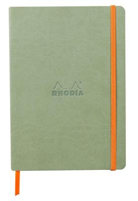 Notitieboek rhodia a5 lijn 80 vel 90gr celadon Notitieboek rhodia a5 lijn 80 vel 90gr celadon