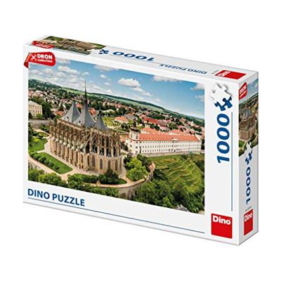 DinoToys Dino puzzel - sint barbarakerk in tsjechië - 1000 stukjes