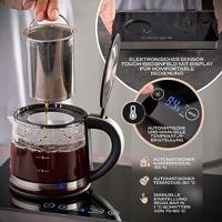 ProfiCook PC-TKS 1056 waterkoker 1,7 l Zwart, Roestvrijstaal, Transparant - thumbnail