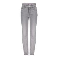 Frankie & Liberty winter jeansbroek meisjes - licht grijs - bootcut fit - thumbnail