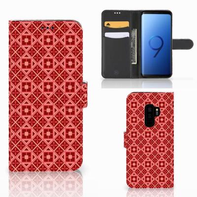 Samsung Galaxy S9 Plus | Telefoon Hoesje | Batik Rood Samsung Galaxy S9 Plus | Telefoon Hoesje | Batik Rood