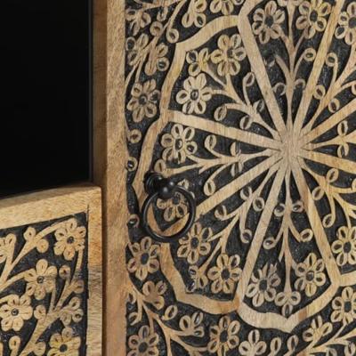 Tv-meubel 105x33x46cm massief mangohout