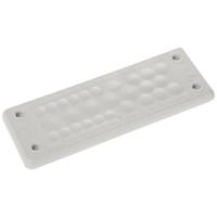 Trelleborg MH-24 F27-1 LIGHT GREY UL94 V-0 IP65 TPE Screw Doorvoerplaat TPE Grijs 1 stuk(s) - thumbnail