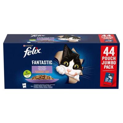 PURINA Felix Fantastic Mix in jelly - nat kattenvoer - 44 x 85g