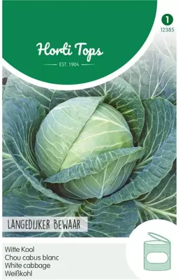 Zaden Wittekool Langedijker Bewaar Hortitops - Hortitops