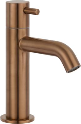 Saqu Eurotrend fonteinkraan met greep geborsteld koper