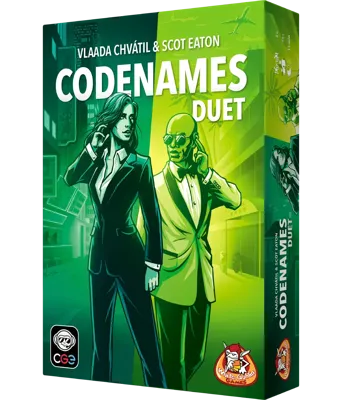 White Goblin Games Codenames duet nieuw artwork