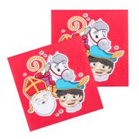 Boland Servetten sinterklaas, 20st. - thumbnail