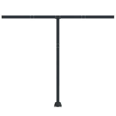 Luifelpaalset 300x245 cm ijzer antracietkleurig Luifelpaalset 300x245 cm ijzer antracietkleurig