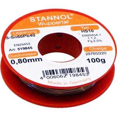 Enzo Stannol Soldeertin harskern diameter 0.8mm 100gr - 6474982 Enzo Stannol Soldeertin harskern diameter 0.8mm 100gr - 6474982