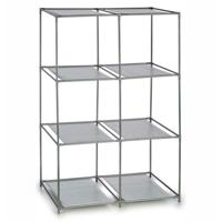 Organizer Grijs Metaal Plastic - thumbnail