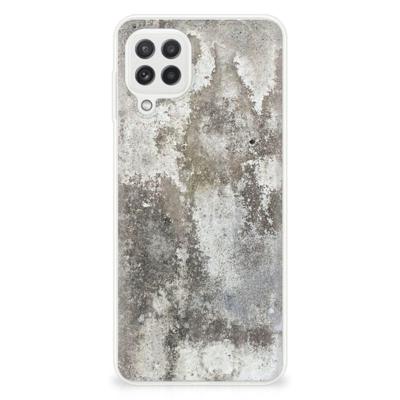Samsung Galaxy A22 4G | M22 | TPU | Siliconen hoesje | Beton Print