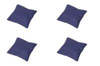 Pillow 60x60 blue piping Panama safier blue (4 stuks) Madison - Madison - thumbnail