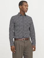 Jack & Jones Jprblablackpool Print L/s Shirt Sn Overhemd Stormy Sea - thumbnail