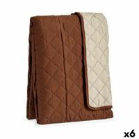 Bankhoes Gestoffeerd Bruin Beige 290 x 200 x 0,5 cm (6 Stuks) - thumbnail