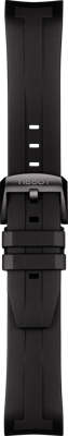 Horlogeband Tissot T1204173705102 / T603042600 Rubber Zwart 22mm Horlogeband Tissot T1204173705102 / T603042600 Rubber Zwart 22mm