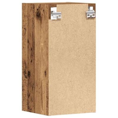 Hangkast Riga 30x29,5x60 cm bewerkt hout oud houtkleurig
