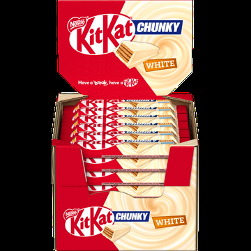 KITKAT Chunky White 24 x 40 g bij Jumbo KITKAT Chunky White 24 x 40 g bij Jumbo