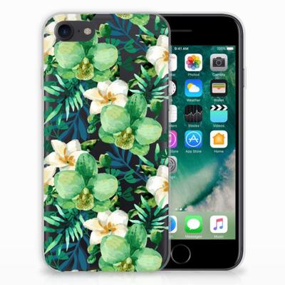 iPhone SE 2022 | SE 2020 | 8 | 7 | TPU Case | Orchidee Groen iPhone SE 2022 | SE 2020 | 8 | 7 | TPU Case | Orchidee Groen