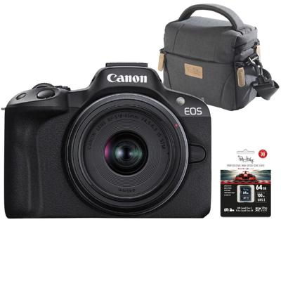 Canon EOS R50 zwart + RF-S 18-45mm IS STM Starter Kit