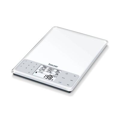Beurer DS 61 Analyse weegschaal Digitaal Met voedingswaardetabel, Digitaal Weegbereik (max.)=5 kg Wit 165 x 24