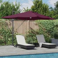 VidaXL Parasol bordeaux rood 351 x 250 x 253 cm polyester en aluminium - thumbnail