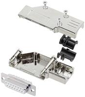 encitech DCMR15-FK-DMS-W-K 6355-8065-32 D-sub female connectorset 90 ° Aantal polen: 15 Soldeerkelk 1 stuk(s) - thumbnail