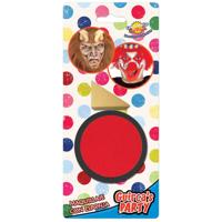 Rode schmink doosje met sponsje - thumbnail