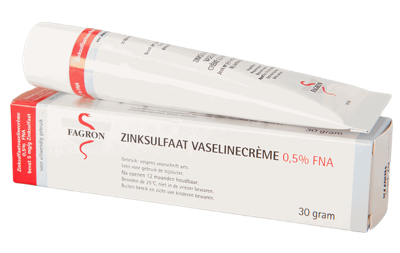 Fagron Zinksulfaat Vaselinecrème 0,5% FNA