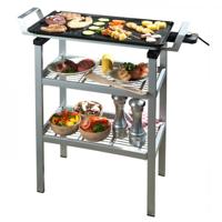 Bourgini Classic Duo Multi Plate Outdoor RVS/Zwart - thumbnail