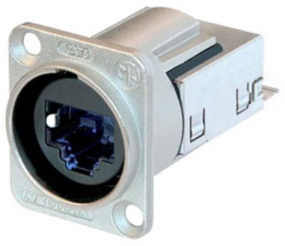 Neutrik NE8FDY-C6 EtherCon RJ45 CAT6 inbouwbussen NE8FDY-C6 Bus, inbouw NE8-FDY0-C6 Aantal polen: 8P8C Nikkel 1 stuk(s)